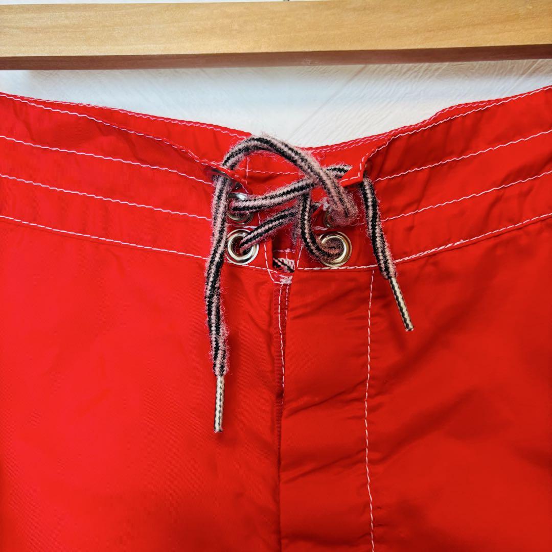 BIRDWELL バードウェル　ボードショーツ ハーフパンツ　レッド　USA製