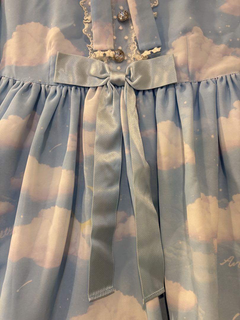ANGELIC PRETTY Misty Sky シュシュ＋ワンピースセット