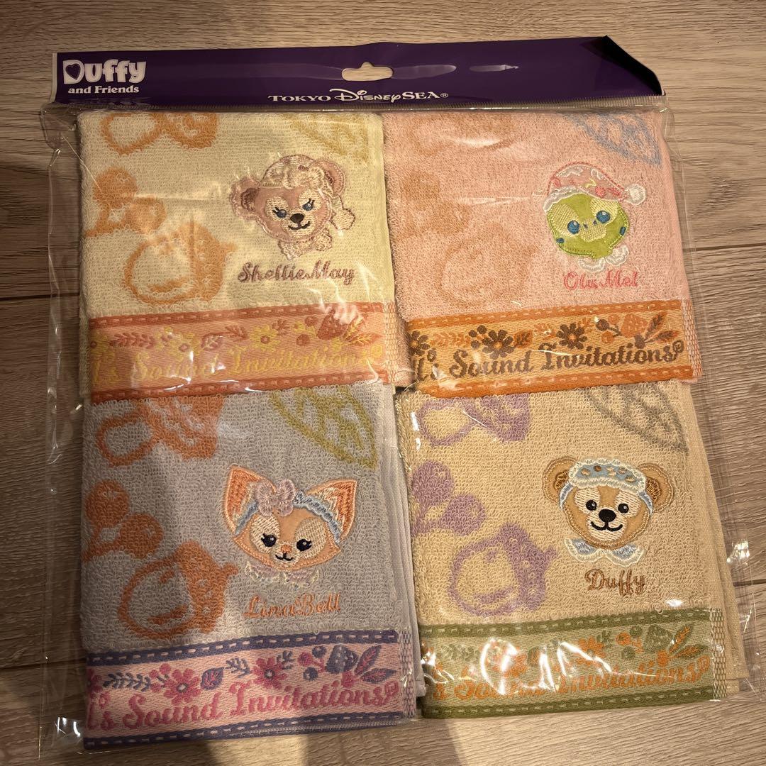 ダッフィー＆フレンズ　フォールズ・サウンド・インビテーション　ミニタオル3セット
