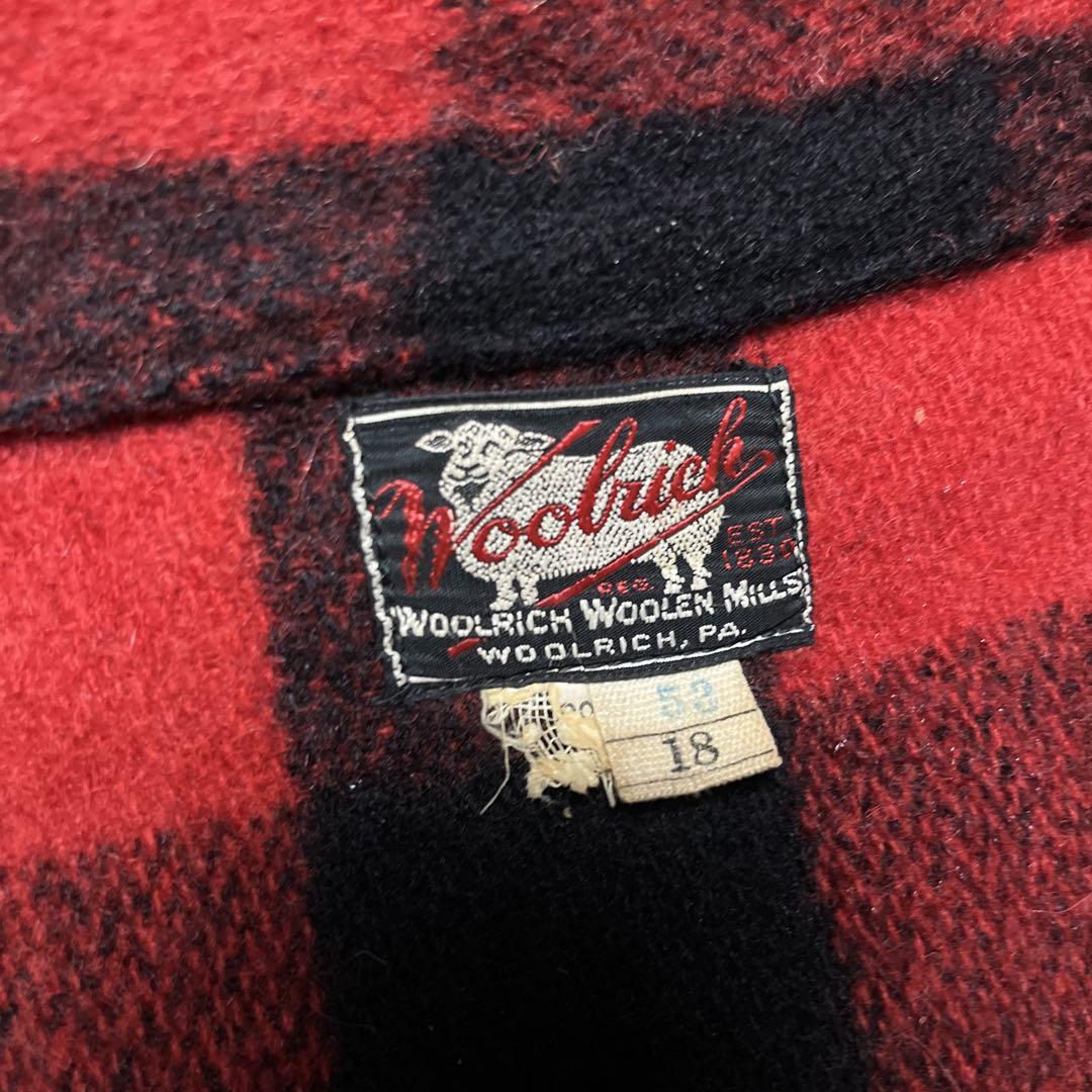 40s Woolrich マッキーノジャケット バッファローチェック