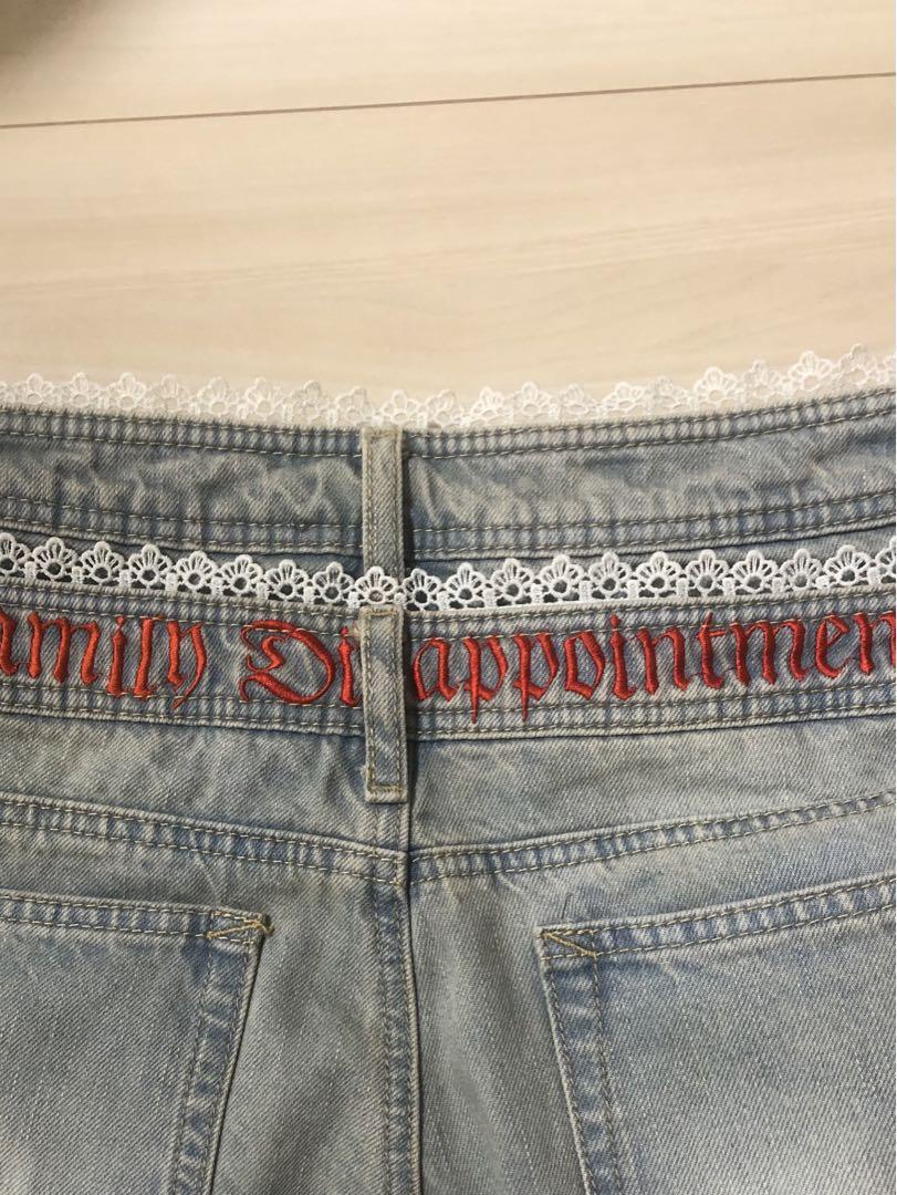 パンツ sculptor Double waist boots cut denim