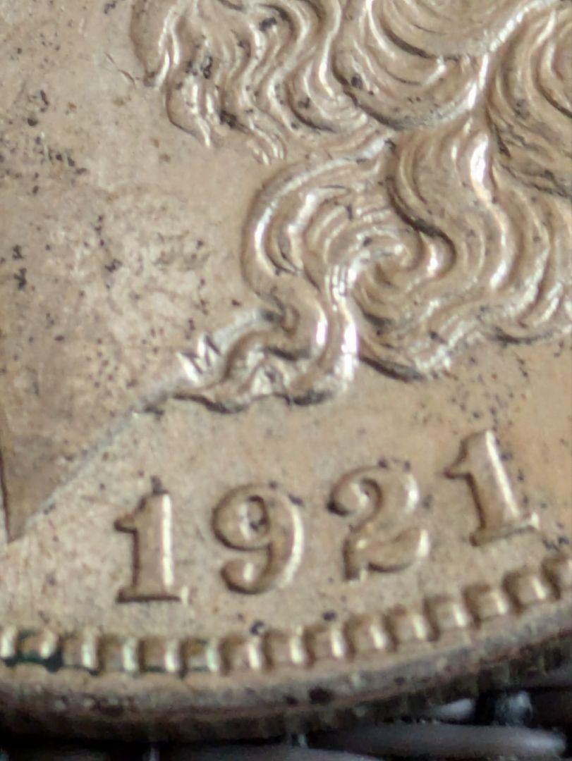 アメリカ合衆国　モルガンダラー（１ドル）銀貨　１９２１