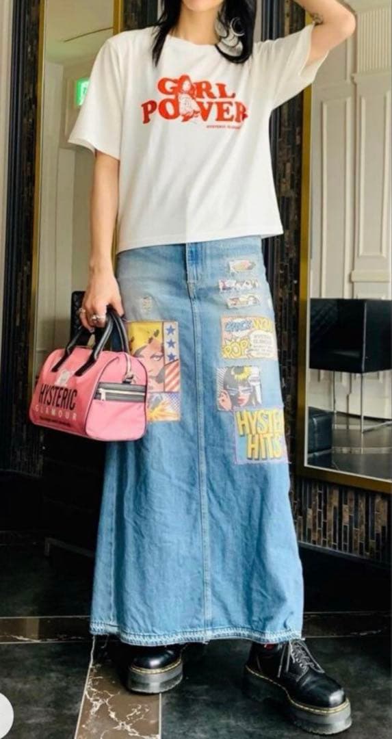HYSTERIC GLAMOUR★ヒス★デニムスカート★ロンスカ★マキシ★27 HYSTERIC GLAMOUR☆ヒス☆デニムスカート☆ロンスカ☆マキシ☆27