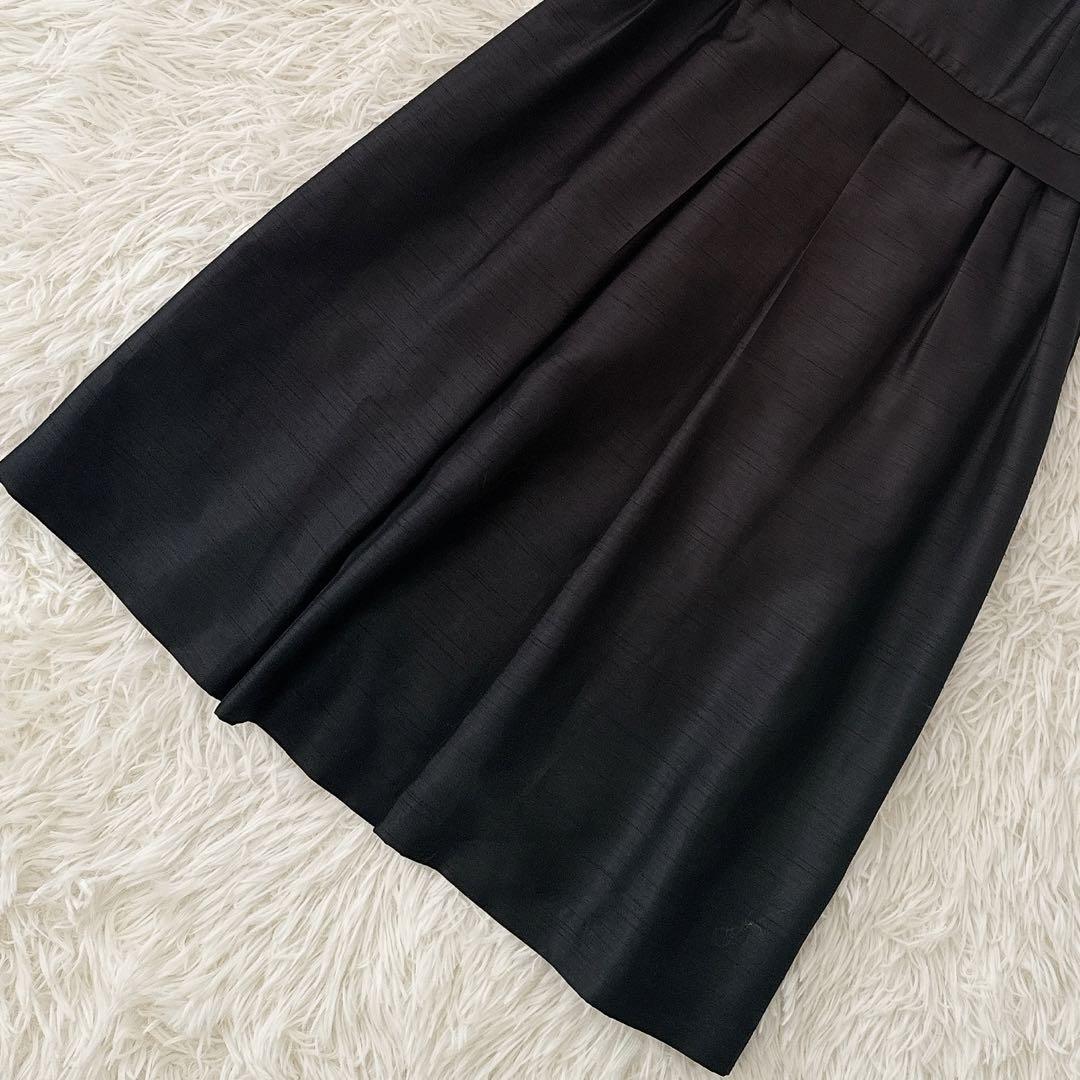 美品✨23区 ワンピーススーツ セットアップ ノーカラー ラメツイード 38