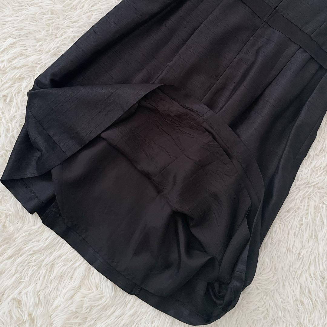 美品✨23区 ワンピーススーツ セットアップ ノーカラー ラメツイード 38