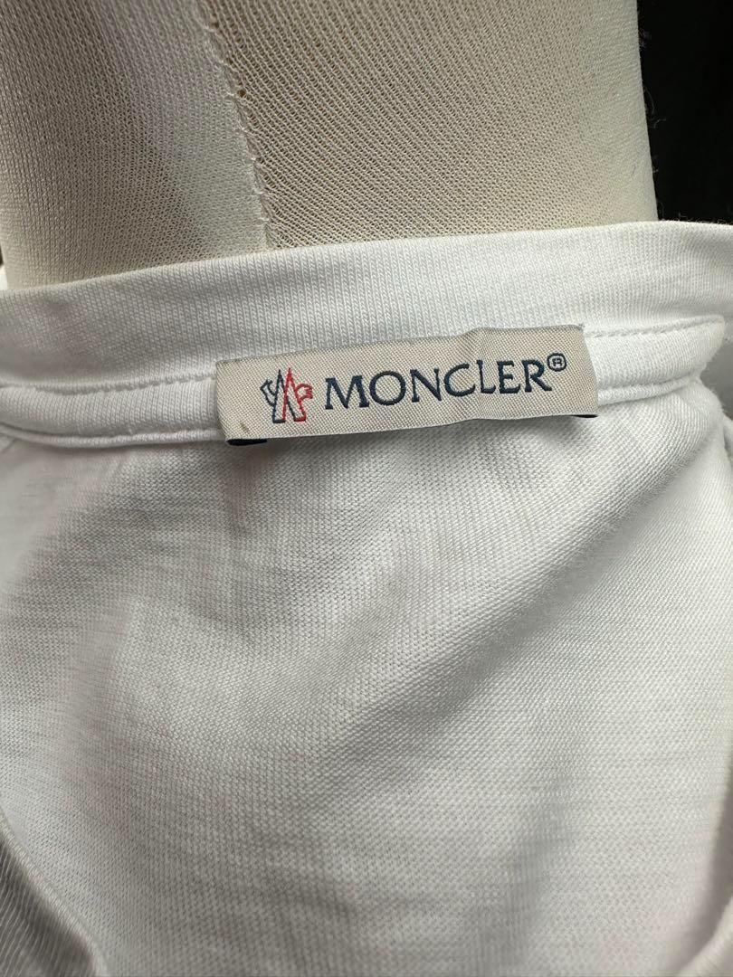 【美品】 MONCLER モンクレール ビジュー ロゴ ワッペン Tシャツ