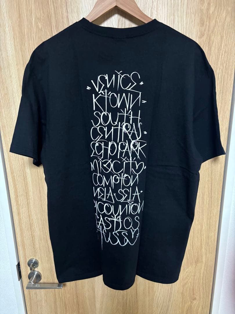 Stussy Born x Raised Handstyles Tee Stussy Born X Raised Handstyle Shirt XXL Box Logo Rare Vtg Japan Street