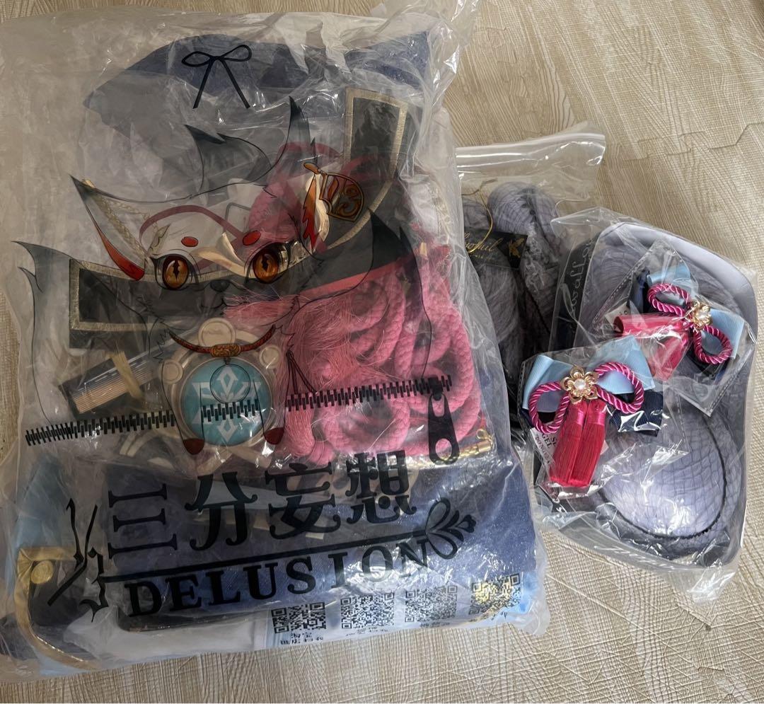 最終お値下げ 原神 神里綾華 三分妄想 フルセット コスプレ ウィッグ付き 最終お値下げ 原神 神里綾華 三分妄想 フルセット コスプレ ウィッグ付き