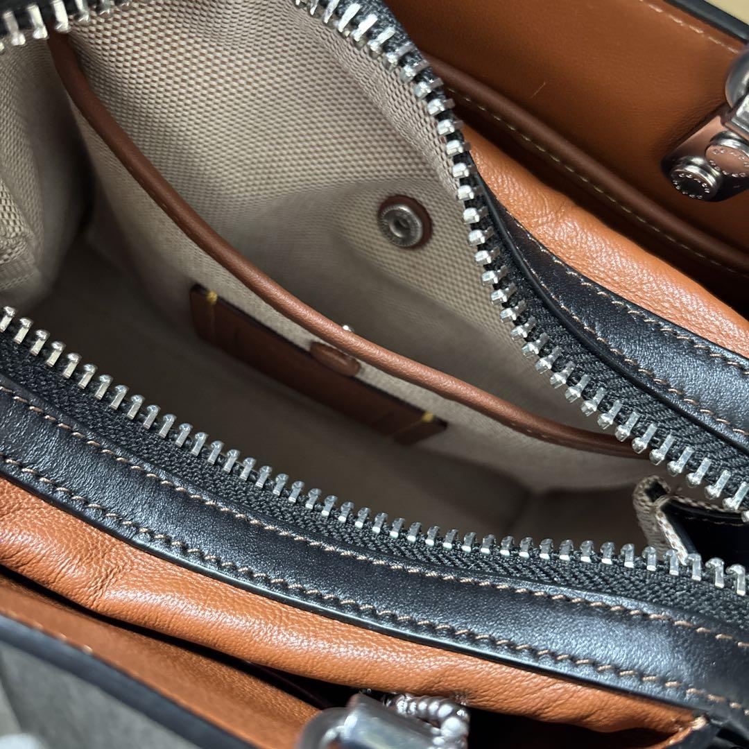 極美品 希少 COACH コーチ ローグ　ティーローズ 20 バッグ　CH364 極美品 希少 COACH コーチ ローグ ティーローズ 20 バッグ CH364