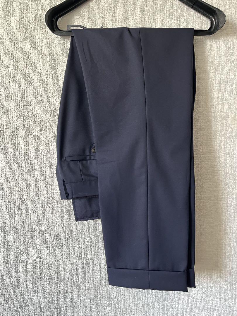 THE SUIT COMPANY ネイビー無地セットアップ
