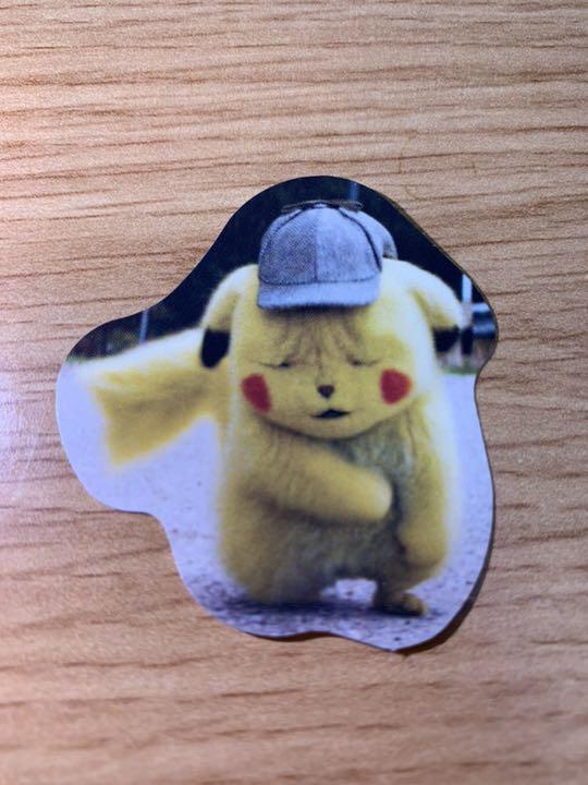 名探偵ピカチュウ しわしわ ピカチュウ ステッカー