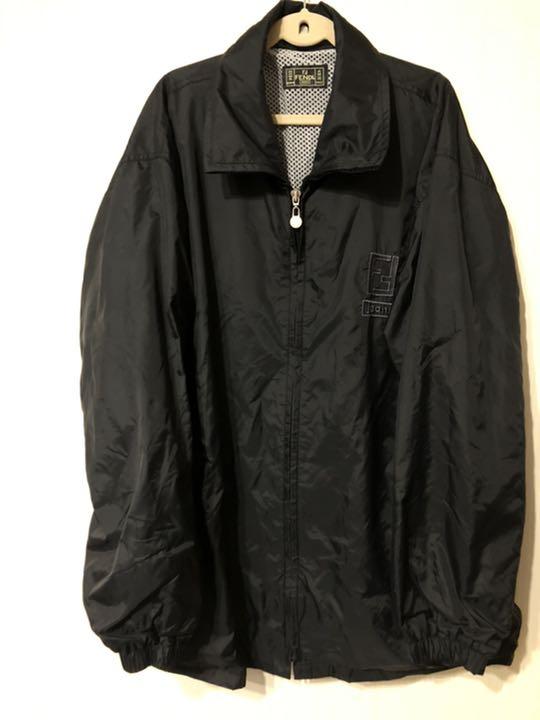 FENDI 黒 フード付きナイロンジャケット