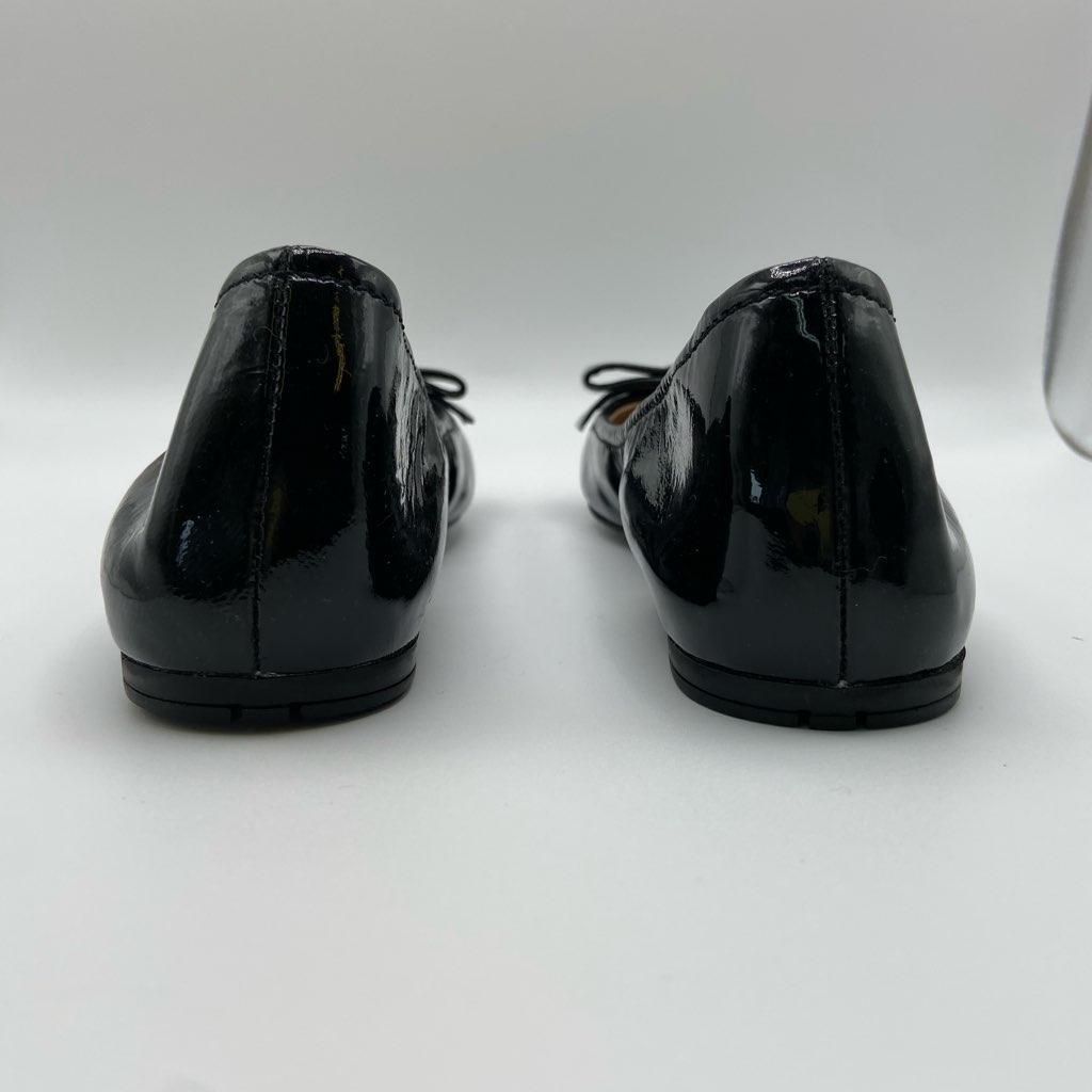 PRADA　プラダ　リボン　フラットシューズ　パンプス　1F422F　レザー