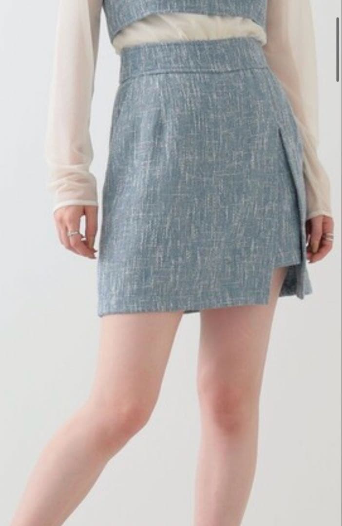 サマーツイードミニスカート サマーツイードミニスカート