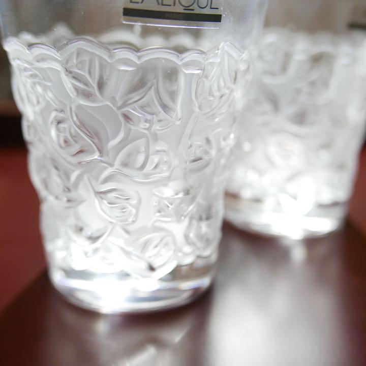 廃盤レア未使用 薔薇ローズ ペア 共箱 2pc8K-m44193608916 ラリック LALIQUE グラス 新作安い