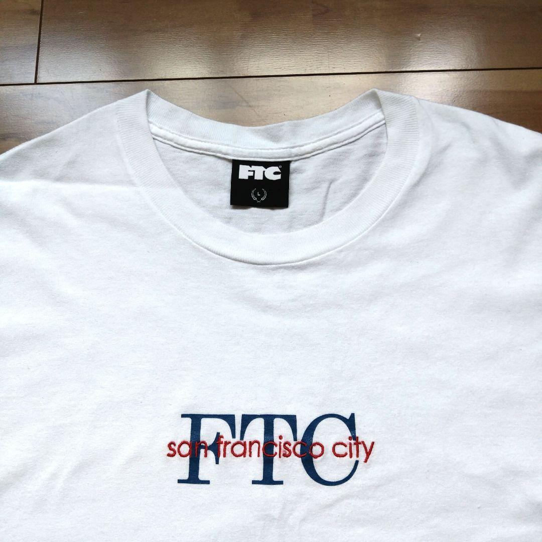 FTC Tシャツ San Francisco City 刺繍ロゴ L ホワイト - メルカリ