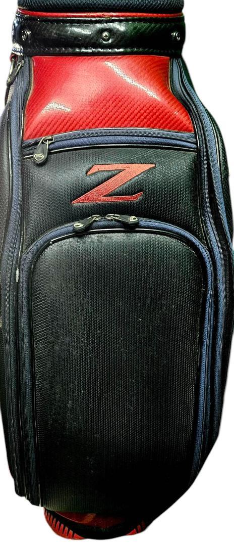 Srixon Z 大型プロスタッフ用ゴルフバッグ 黒/赤送料無料/美品