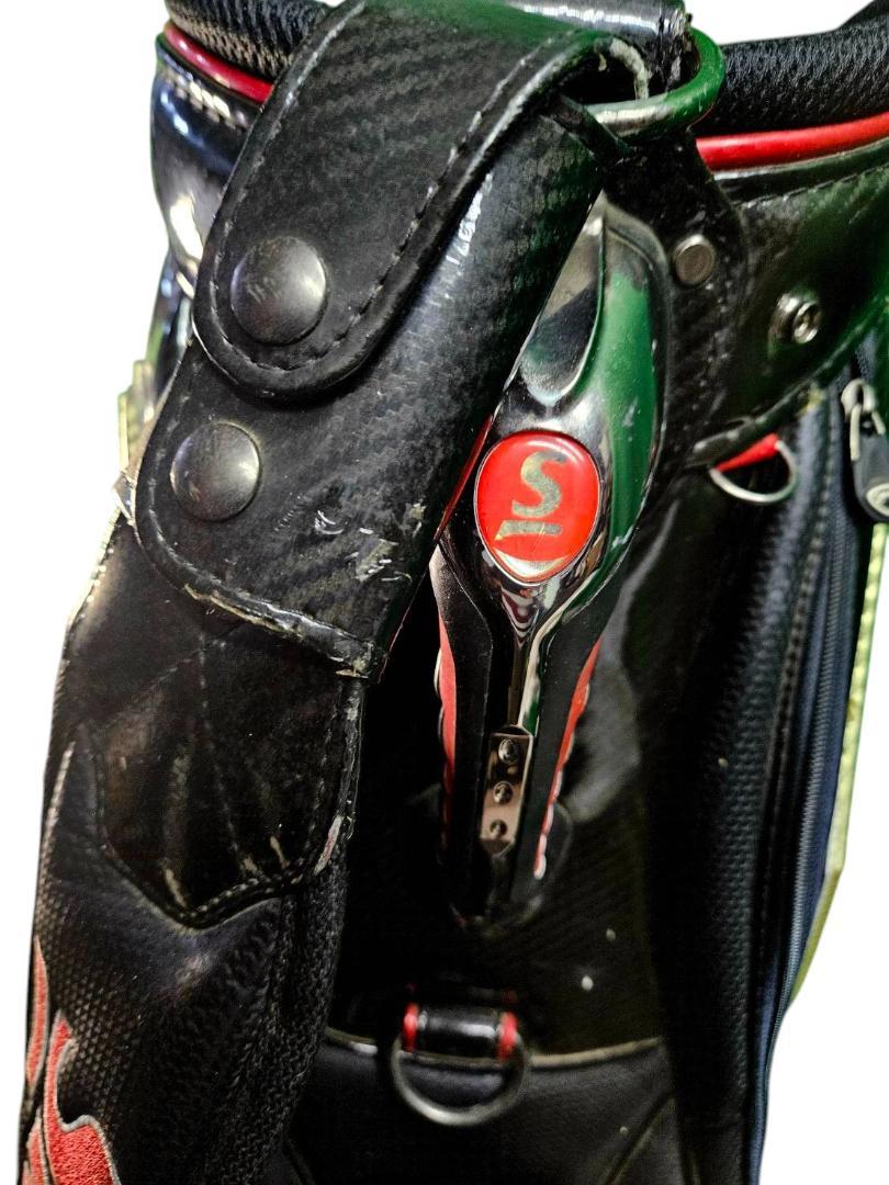 Srixon Z 大型プロスタッフ用ゴルフバッグ 黒/赤送料無料/美品