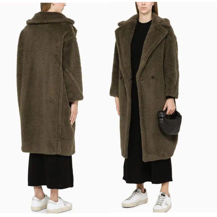 Max Mara TDGIRLマックスマーラ テディベアコート カーキ XS
