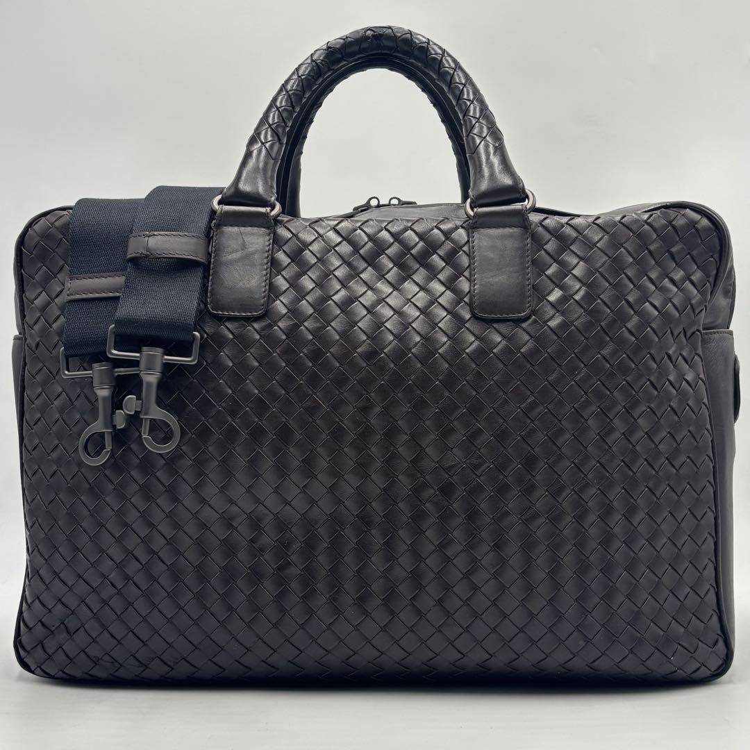 美品 2WAY BOTTEGA VENETA メンズ ビジネスバッグ イントレ