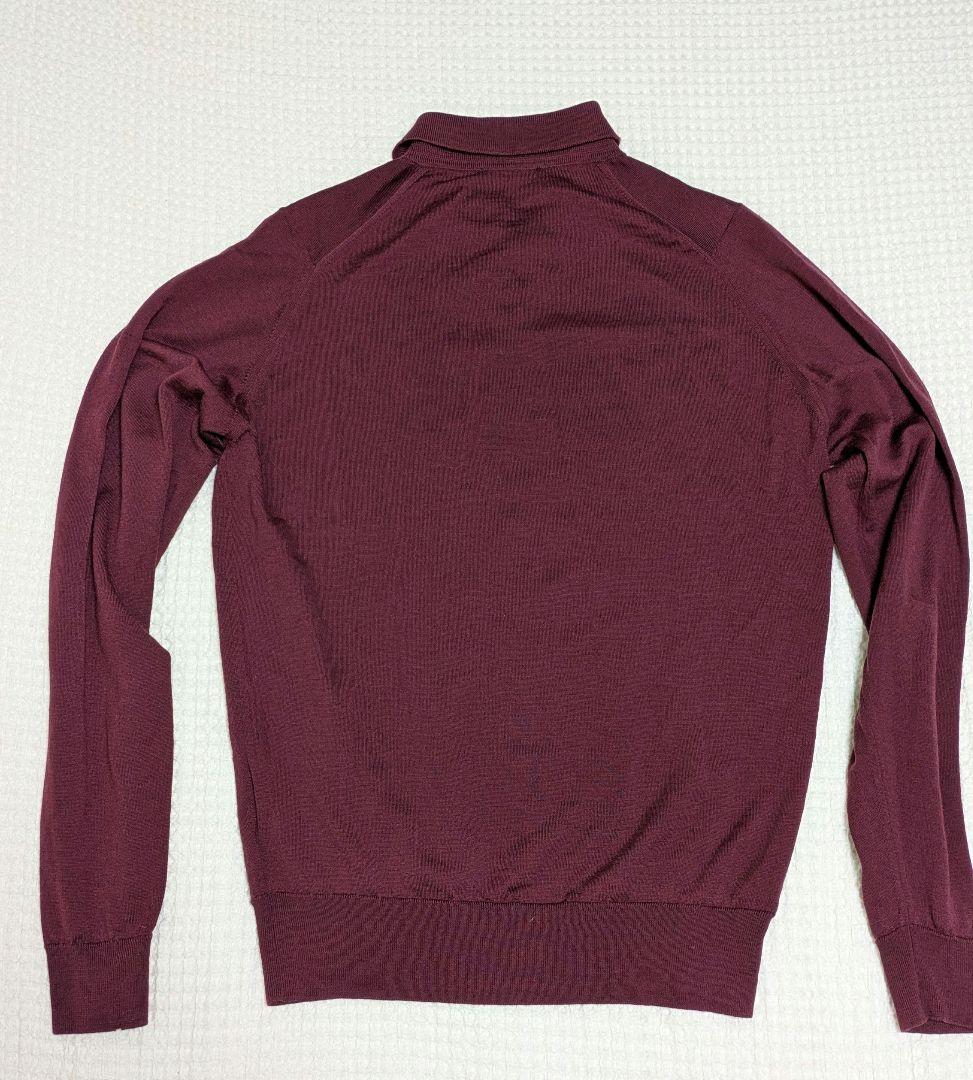専用　イングランド製 JOHN SMEDLEY XXL ウール長袖ポロシャツ 赤 JOHN SMEDLEY｜ジョンスメドレー日本公式