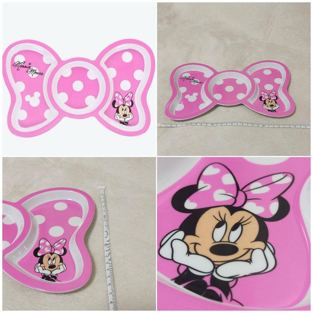 ディズニーランド Disney ミニー ピンク リボン プレート新品 未使用品