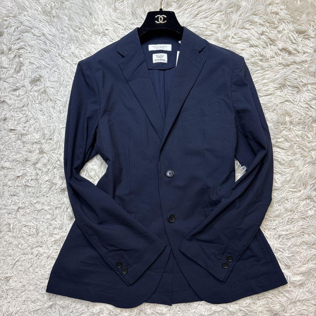 新品☆タグ付【ビューティ&ユース】TORAYウォッシャブル　シアサッカー生地　M