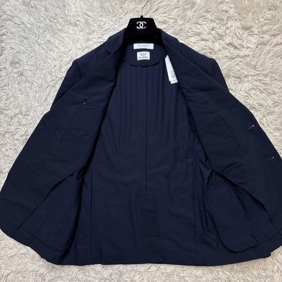 新品☆タグ付【ビューティ&ユース】TORAYウォッシャブル　シアサッカー生地　M