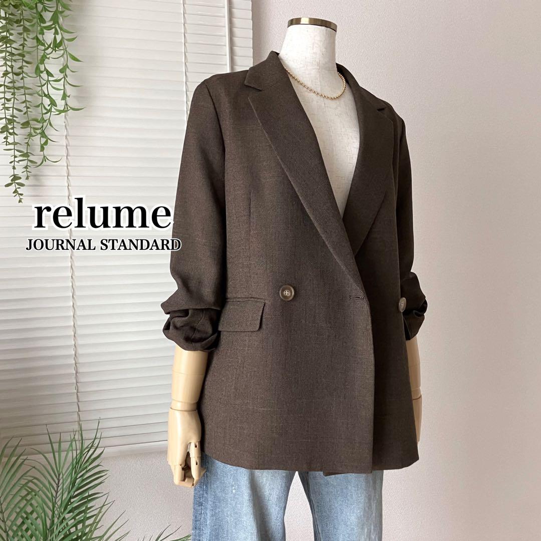 【2023AW】relume シャークツイードテーラードジャケット 36
