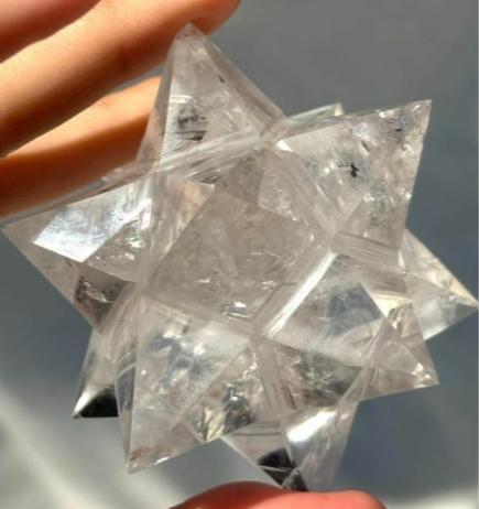 水晶 アステロイド マカバ スター ブラジル産