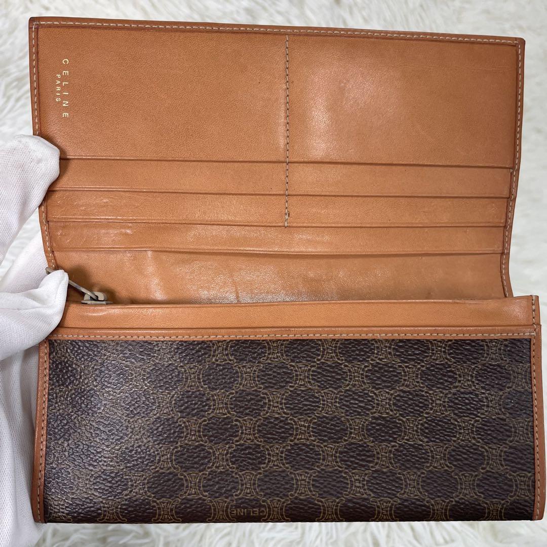 美品 CELINE セリーヌ マカダム柄 長財布 ウォレット