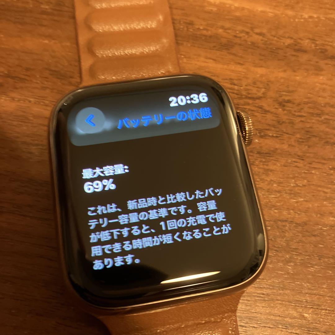 Apple Watch シリーズ5 44cm ステンレス