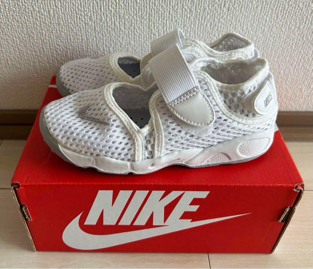NIKE/ナイキエアリフト15cm/ホワイト×グレー