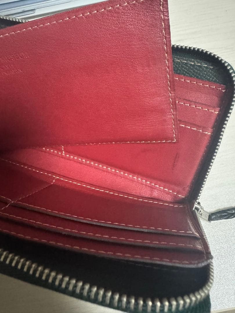 ブルックリンミュージアム フレンチカーフ Lジップロングウォレット目立った傷や汚れなし MEDICALDB_JP