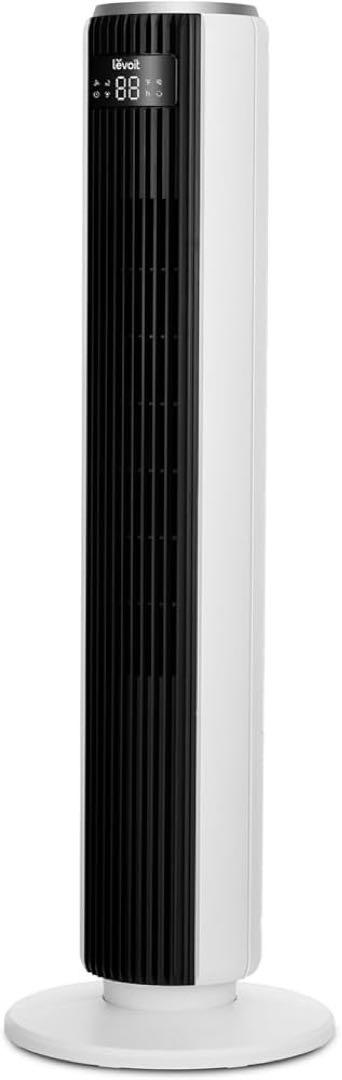 扇風機 タワーファン 静音 羽なし 送風機 温度センサー付き 自動風量調節