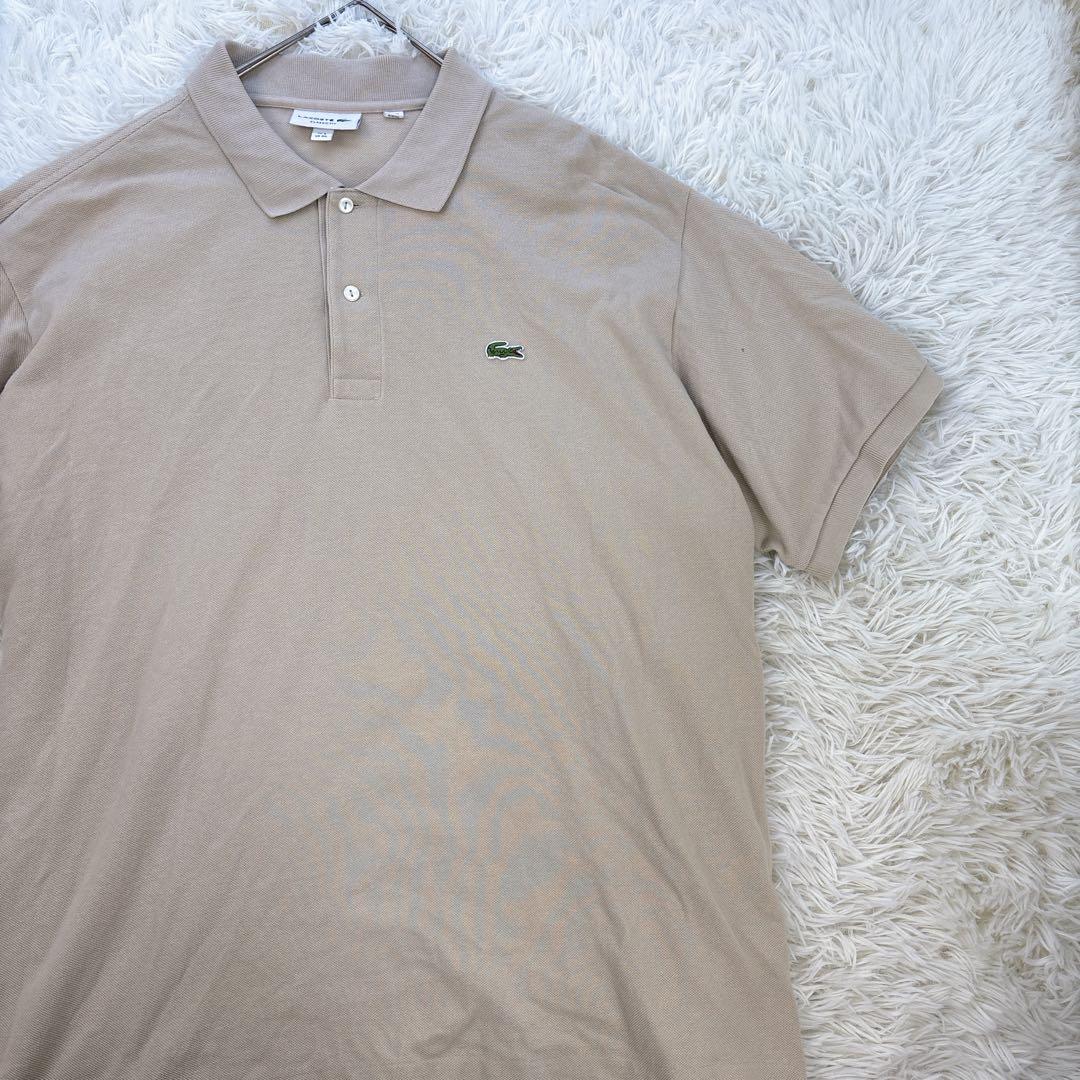 ✨美品✨ラコステ　ベージュポロシャツ3XL