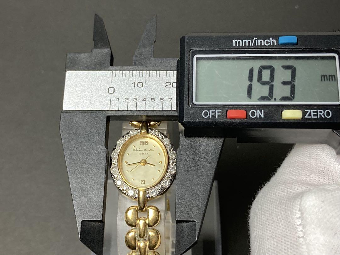 稼働品 バレンティノモラディ クオーツ レディース 腕時計