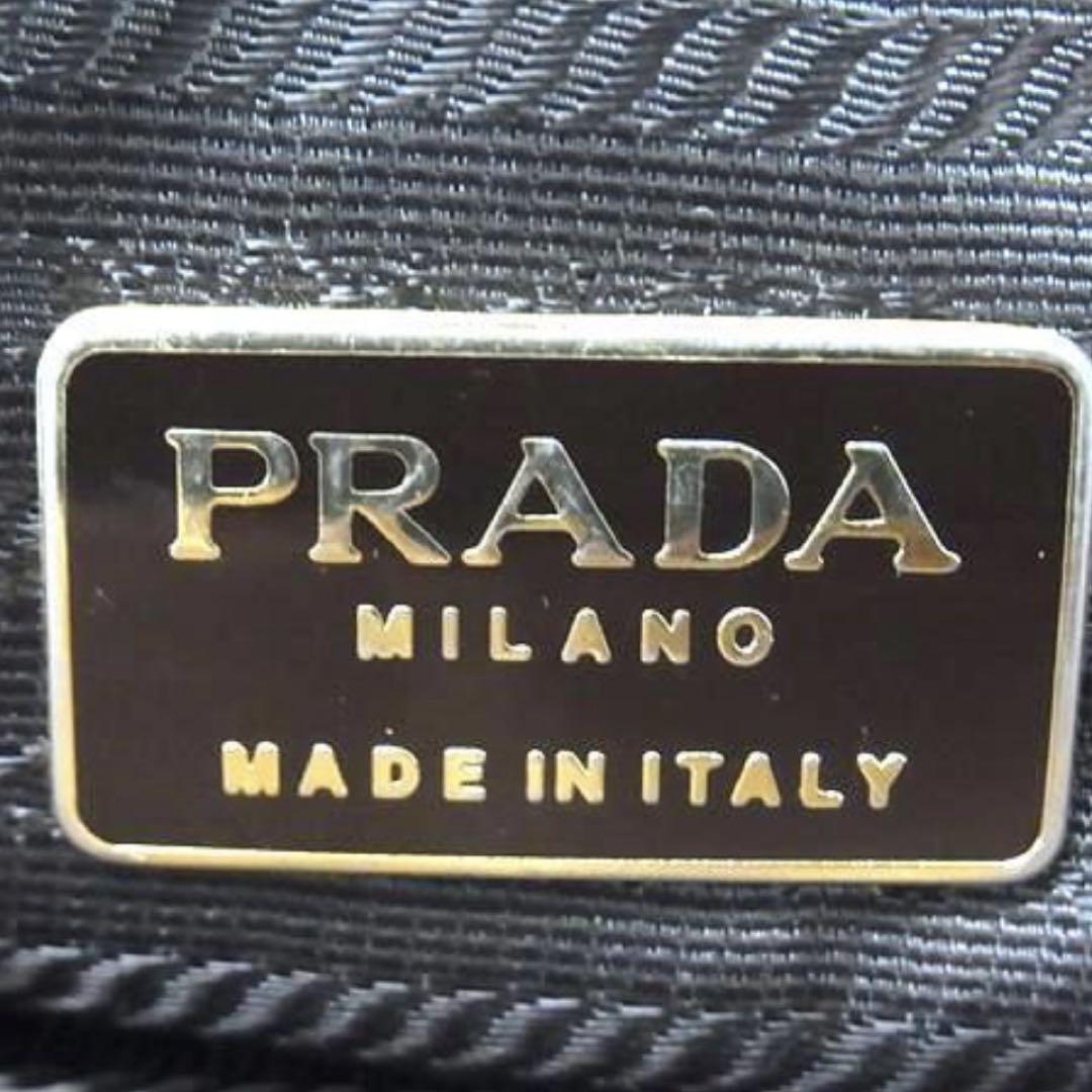 格安　PRADA プラダ レザー ハンドバッグ トートバッグ 肩掛け ブラウン皮