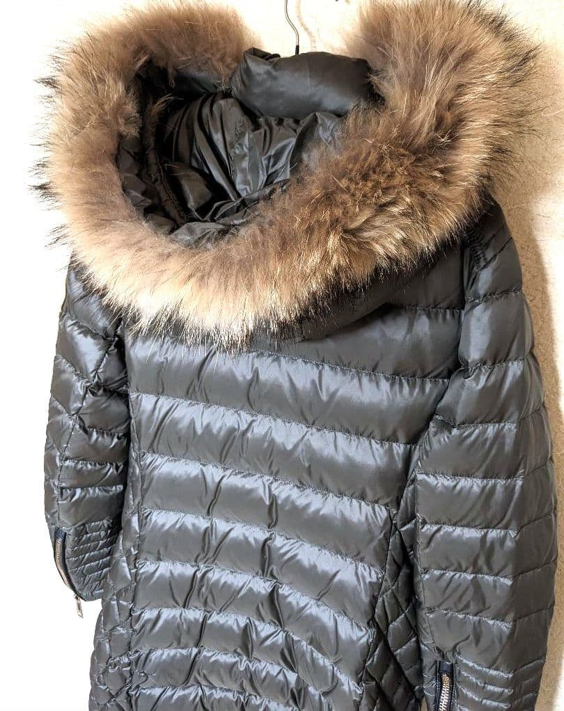 HOLLAND COOPER ダウンコート ロング ファーコート 美品 高級 HOLLAND COOPER ダウンコート ロング ファーコート 美品 高級