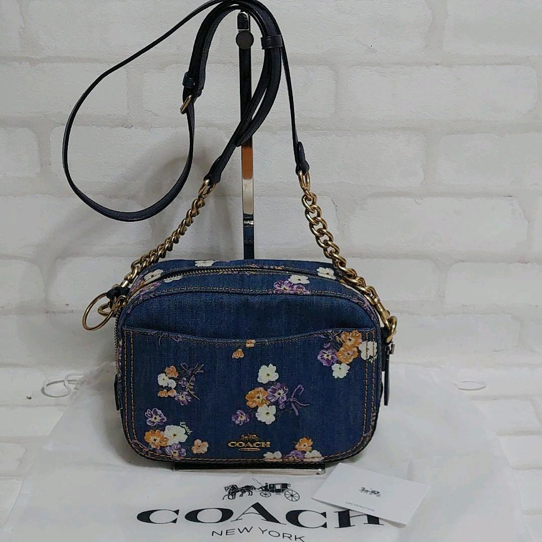 人気通販 コーチ デニム花柄ショルダーバック u9SR4-m44212009747 得価超激得