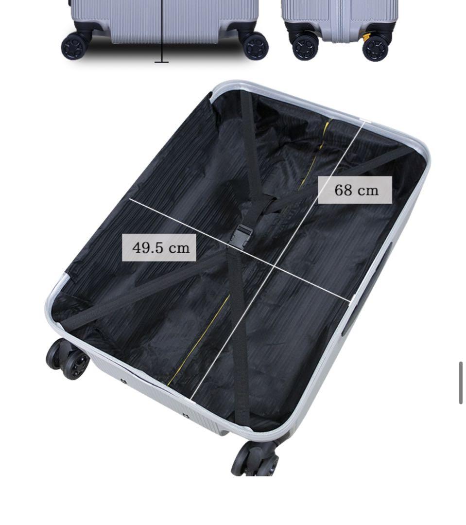 【新品】【未使用】赤 100L大容量キャリーケース