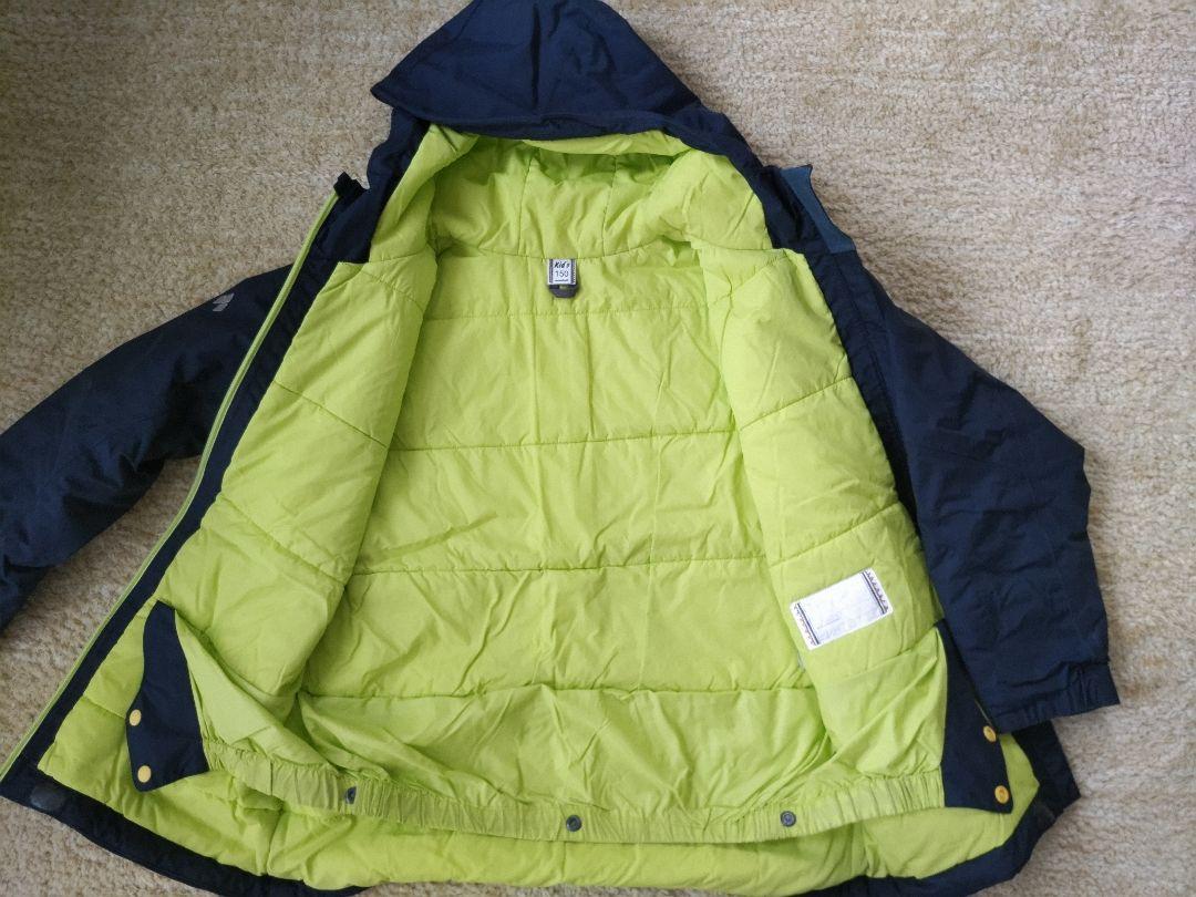 montbell 子供用ウィンタージャケット キッズ150　ネイビー　美品