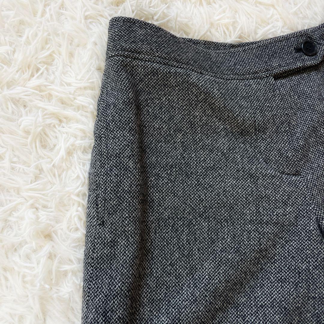 ワイドパンツ 毛