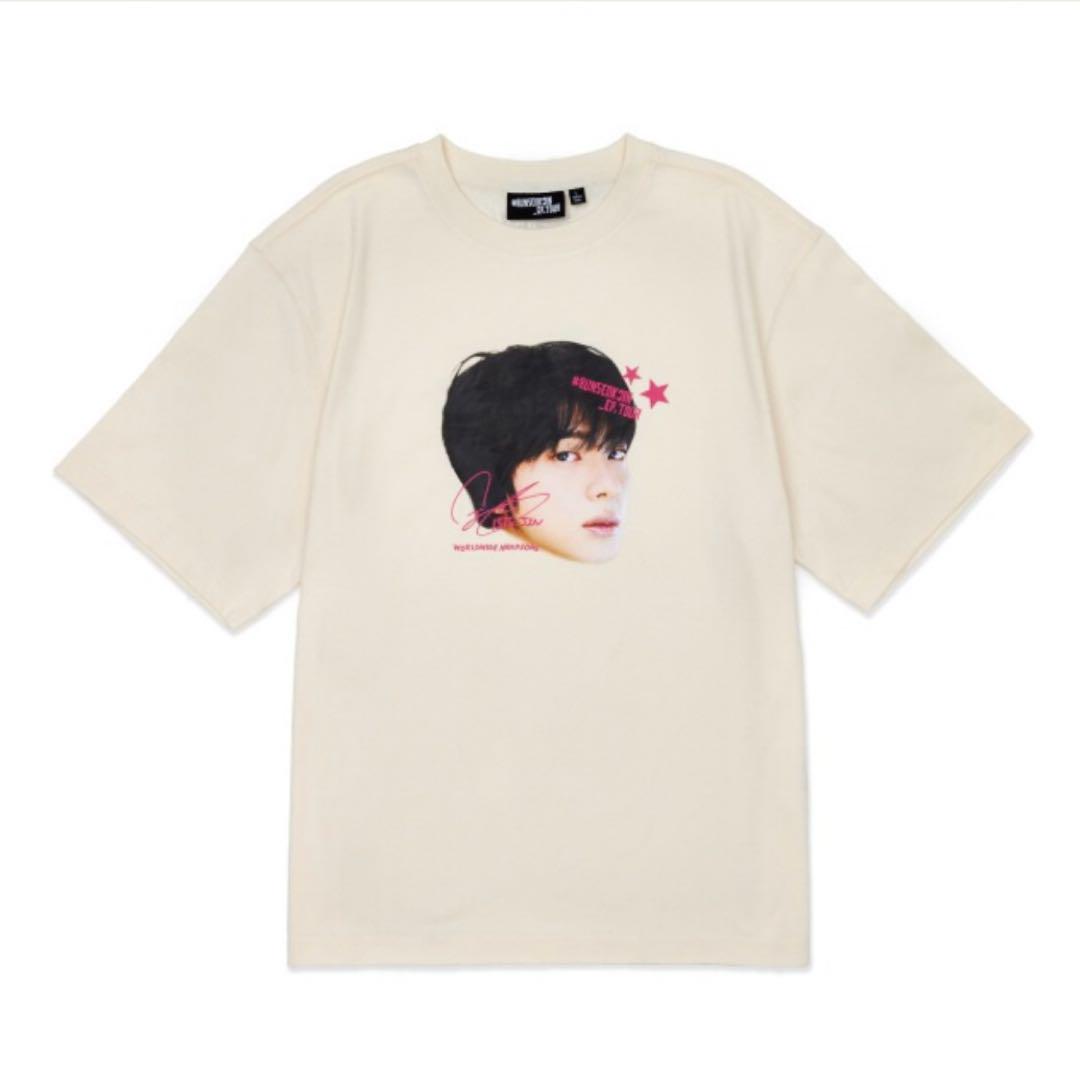 【新品】RUNSEOKJIN Ｔシャツ JIN ソクジン 顔デザイン BTS