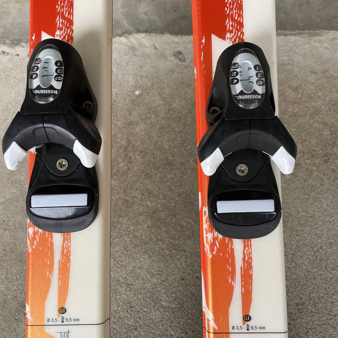 ROSSIGNOL スキー板 ホワイト/オレンジ ROSSIGNOL スキー板 ホワイト/オレンジ