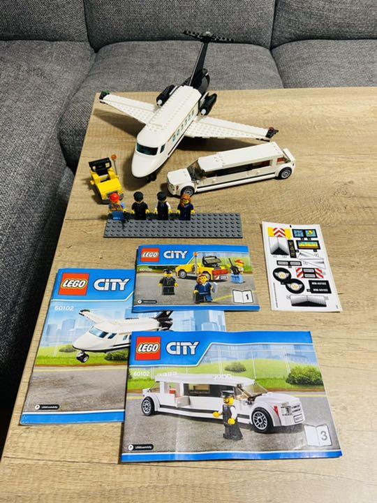 レゴ プライベートジェットとリムジン 60102 AM0Nh-m44217518320 LEGO シティ 在庫好評