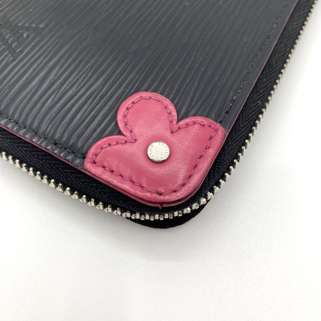 大注目 箱付き✨極美品✨ルイヴィトン 長財布 エピ クレマンス フラワー 小物