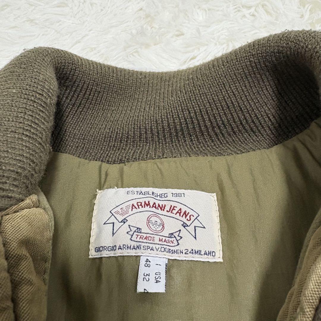 極美品✨Armani Jeans 90s 80s ボンバージャケット アーカイブ