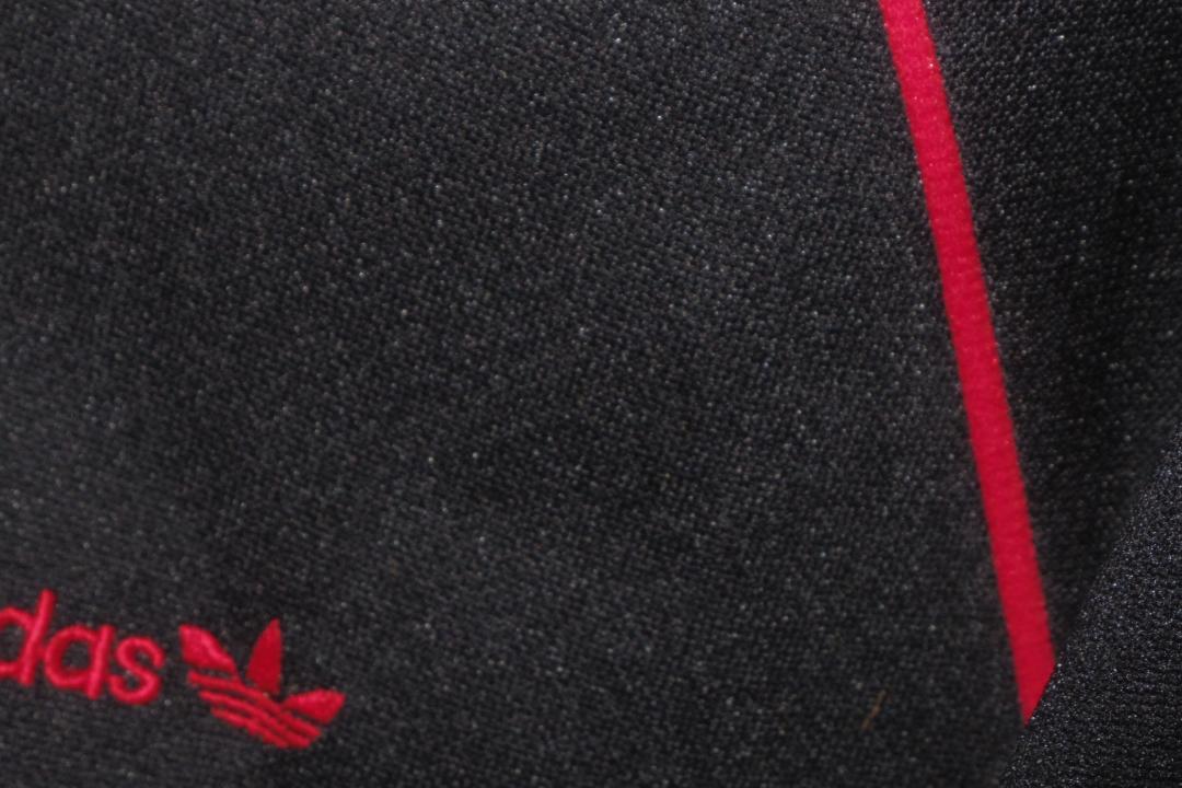 adidas アディダス デサント トラックジャケット ジャージ西ドイツ黒×赤