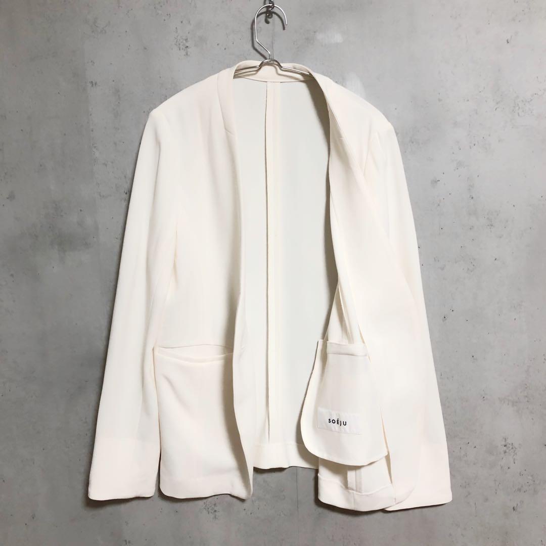 SOEJU ソージュ ノーカラージャケット
